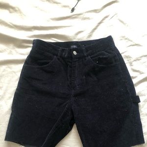 corduroy shorts